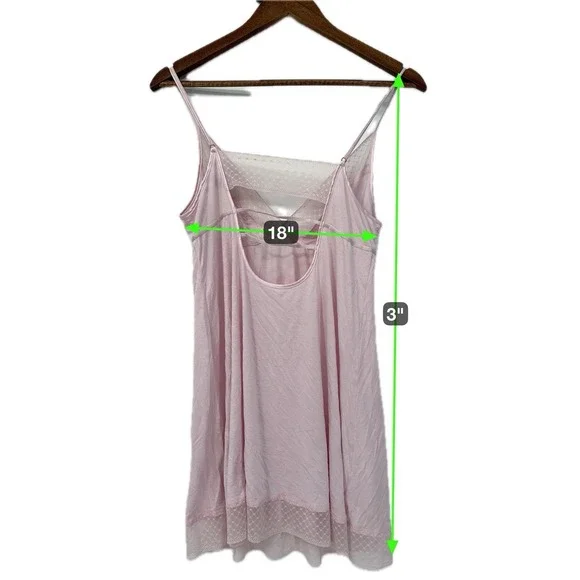 Y2K Victoria's Secret Pink Negligee Lingerie Mini Slip Dress Lace Coquette L‎ - Picture 11 of 11